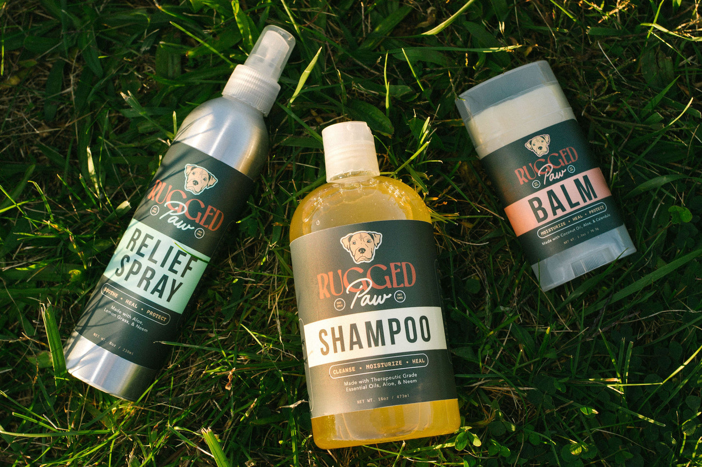 All Natural Pet Grooming Essentials Bundle | Rugged Paw